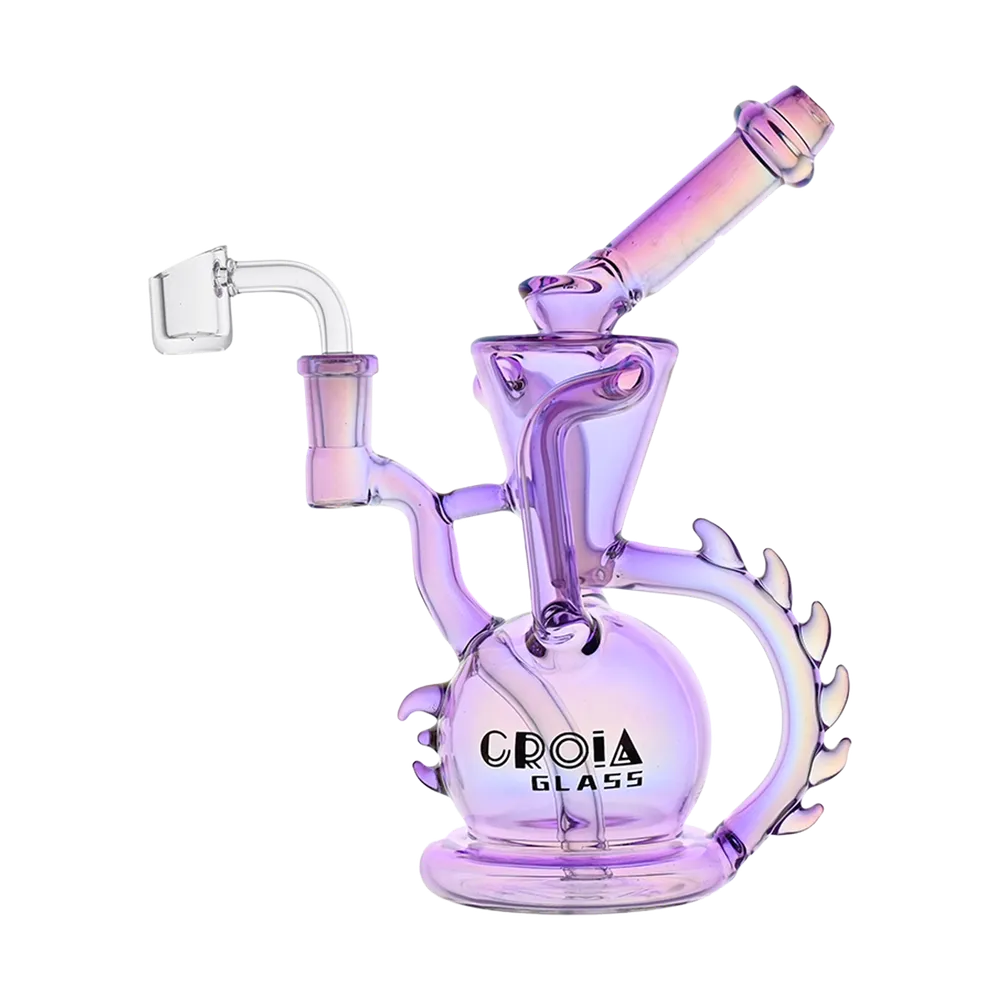 Croia Glass 10" Dragon Spine Recycler Dab Rig | Croia Glass