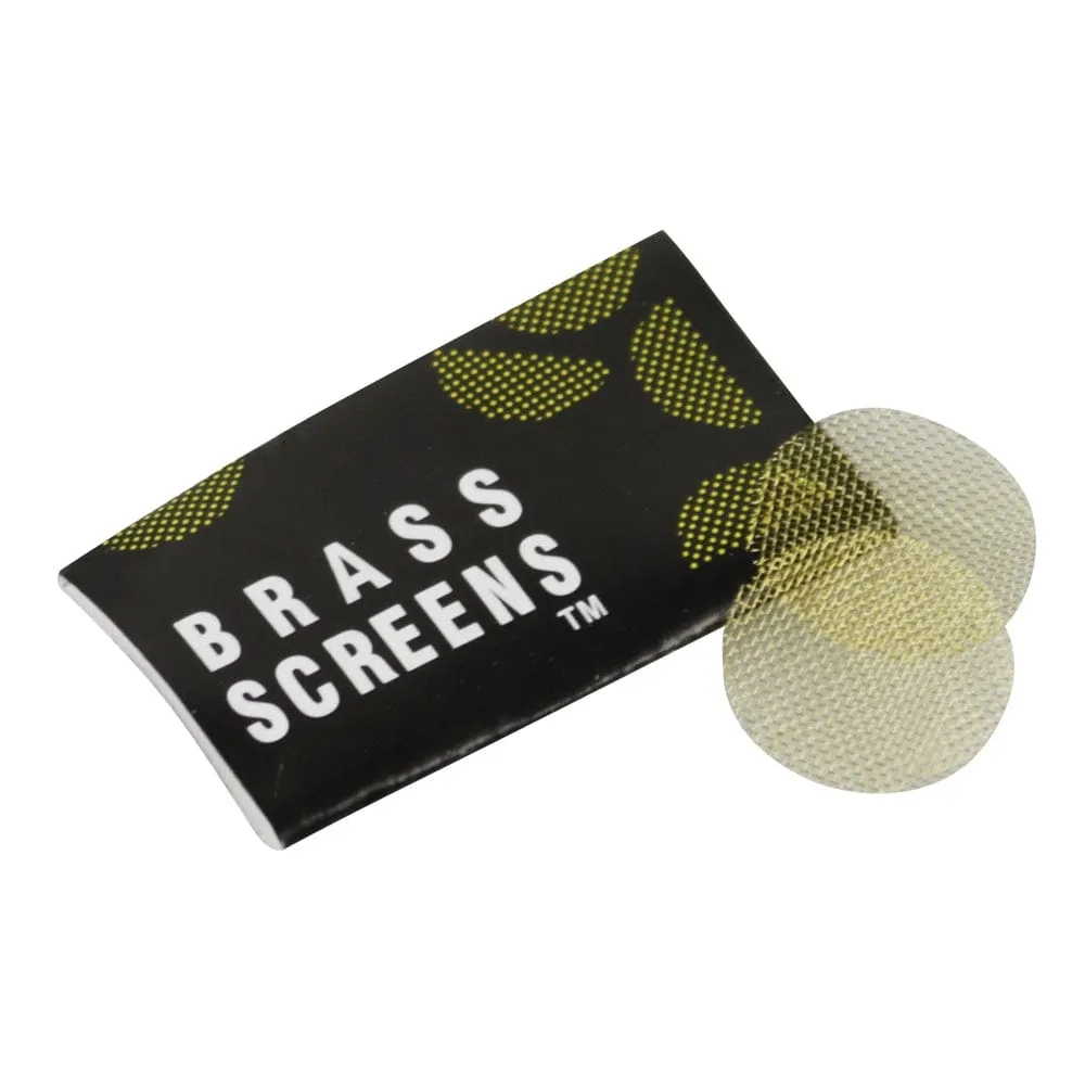 100CT DISPLAY - Gold/Brass Screen Filters - 5pc / 1/2"