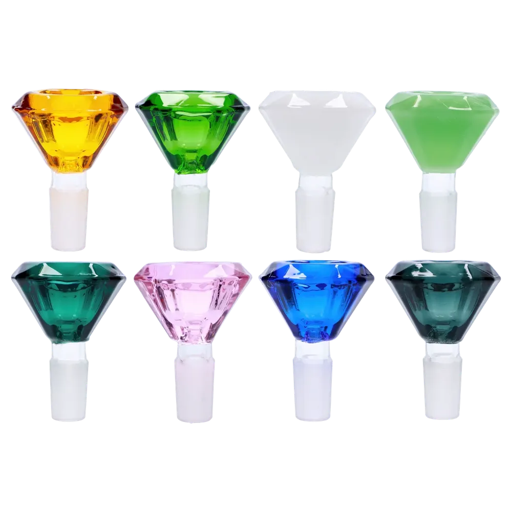 Cloud Cali Inc 14mm Glass Dazzling Diamond Herb Bowl