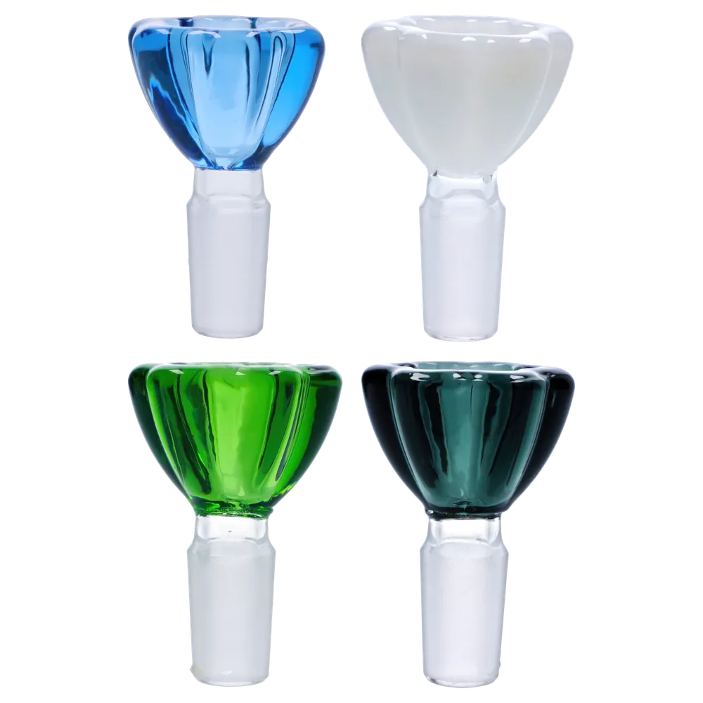 Cloud Cali Inc 14mm Glass Flower Herb Bowl