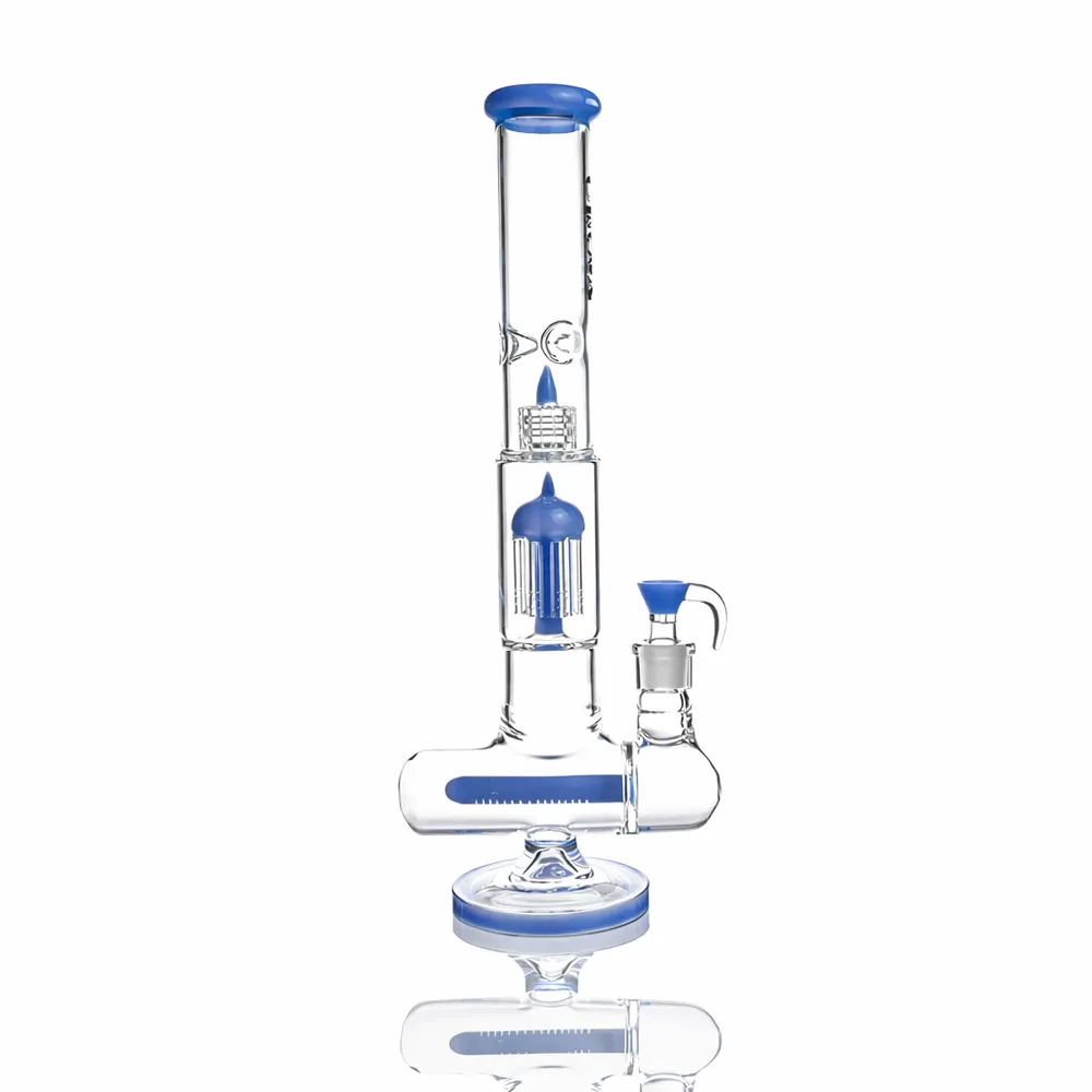 Croia Glass 17" Triple Perc Scientific Glass Bong | Croia Glass