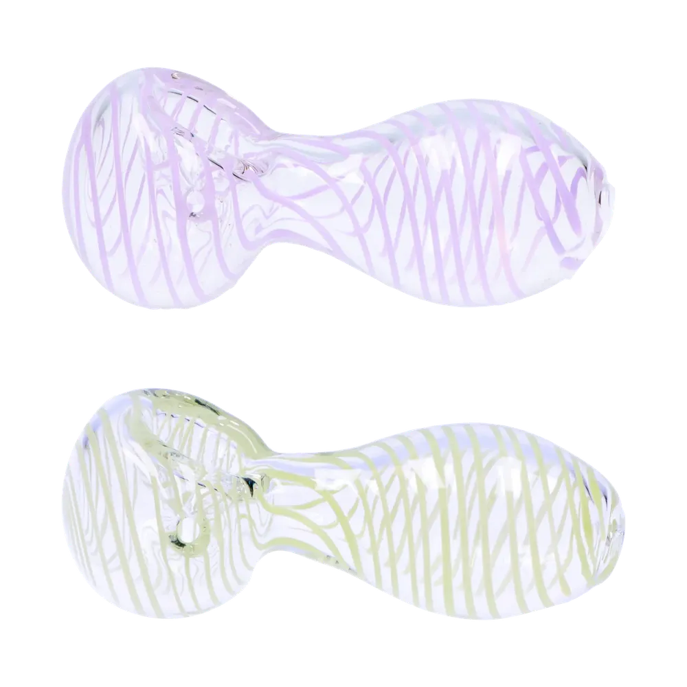 DankStop 3-inch Glass Loose Swirl Hand Pipe