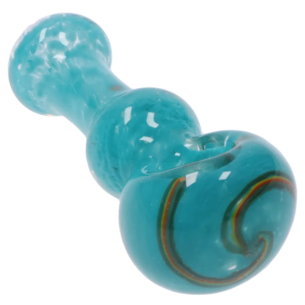 DankStop 3-inch Glass with Bubble Middle Hand Pipe
