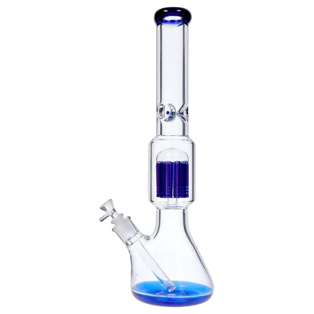 DankStop Beaker w/ Tree Perc Bong - 18 in.