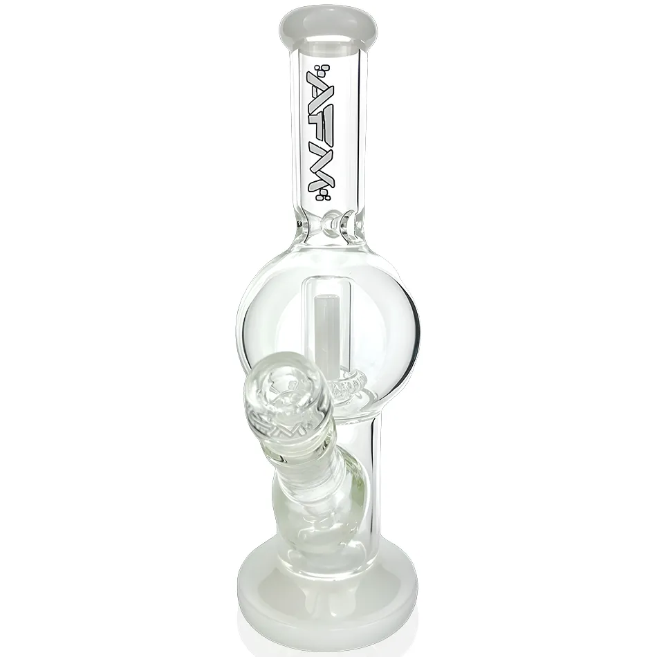 AFM Smoke 10" Bubble Glass Straight Tube Bong