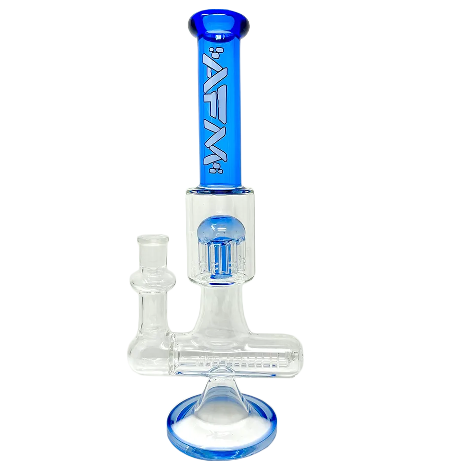 AFM Smoke 12" Sidewinder Inline Perc Glass Bong