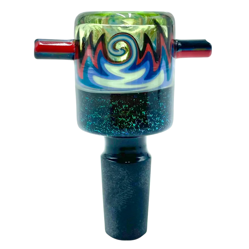 AFM Smoke Lucky Goat Galaxy Glass Bowl