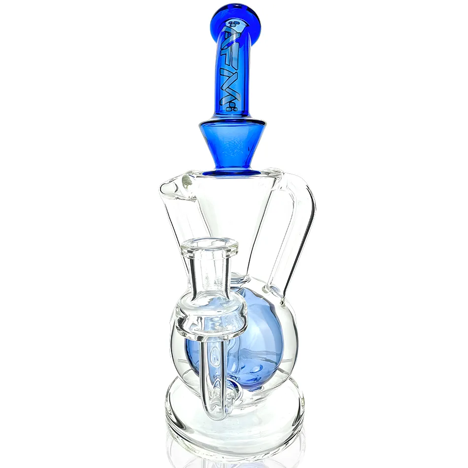 AFM Smoke Magic Ball Clear Glass Recycler Rig