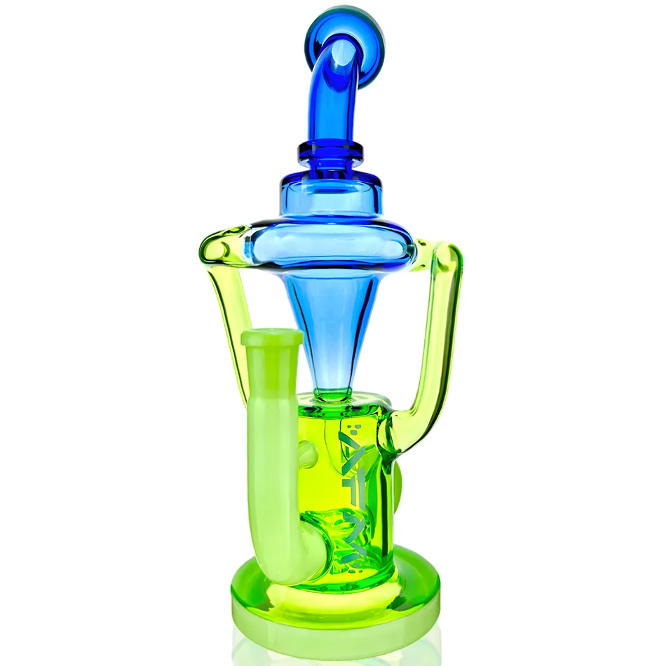 AFM Smoke Palermo Double Glass Recycler Dab Rig