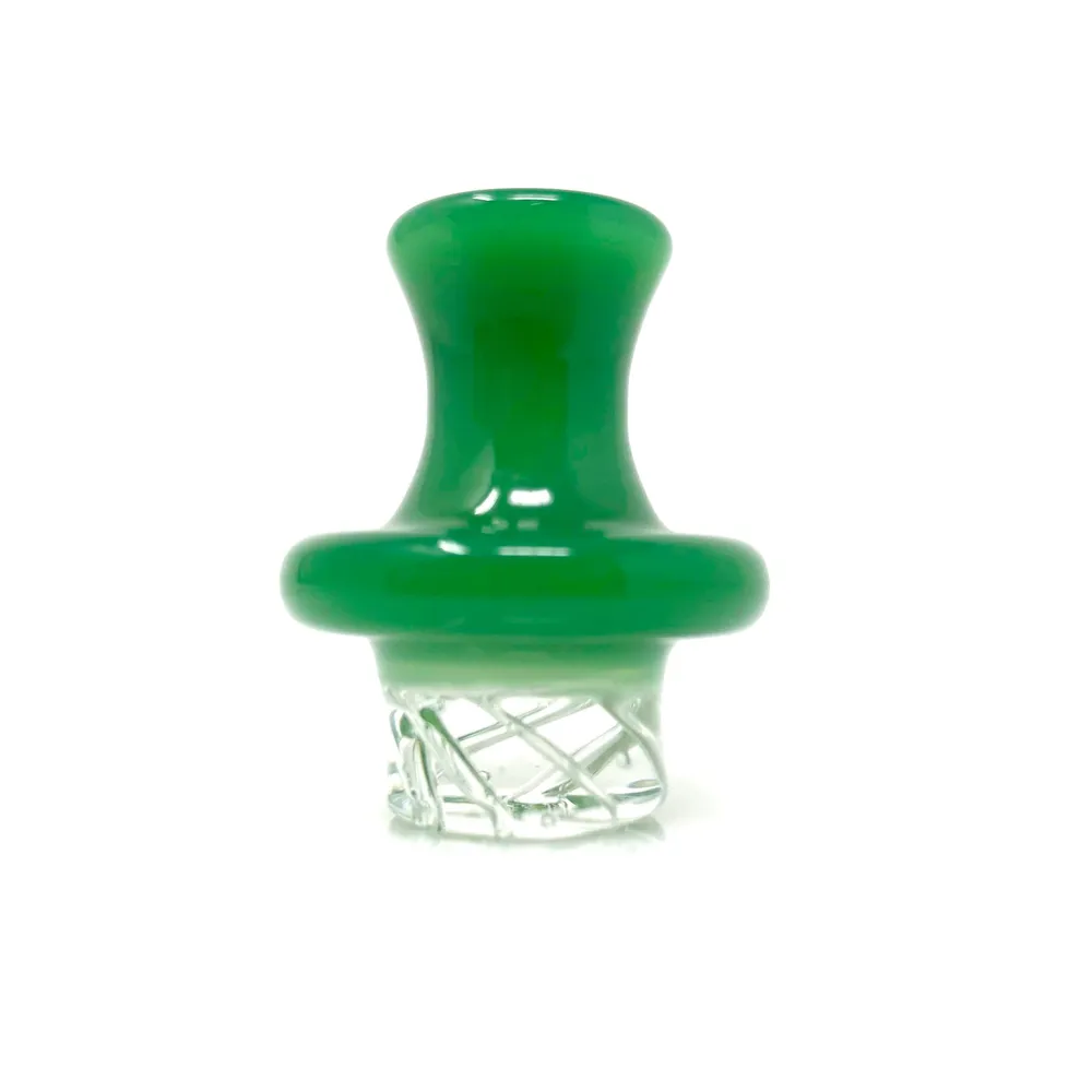 AFM Smoke Color Turbo Spinner Glass Carb Cap + 2 Pearls
