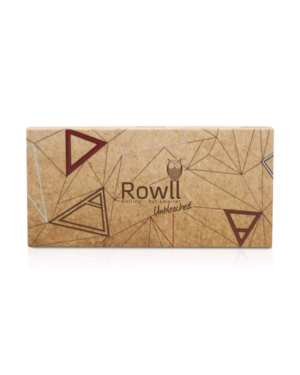 Rowll All in One Rolling Paper Kit w/ Grinder - Unbleached