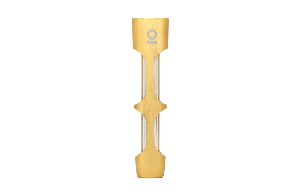 ONGROK Aluminum and Glass Chillum Pipe