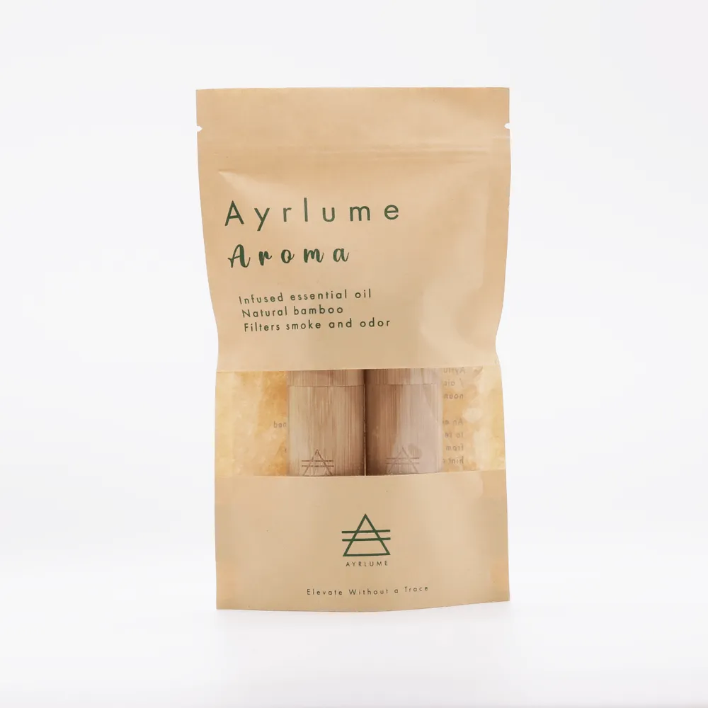 Ayrlume Personal Bamboo Air Filter Lavender Double Pack