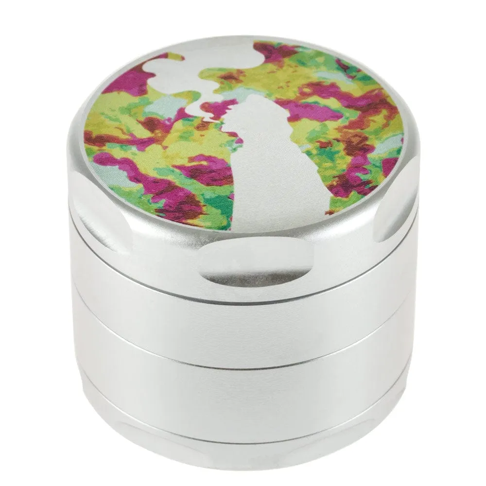 Beach Bum Silver 55mm 4-Piece Aluminum Grinder