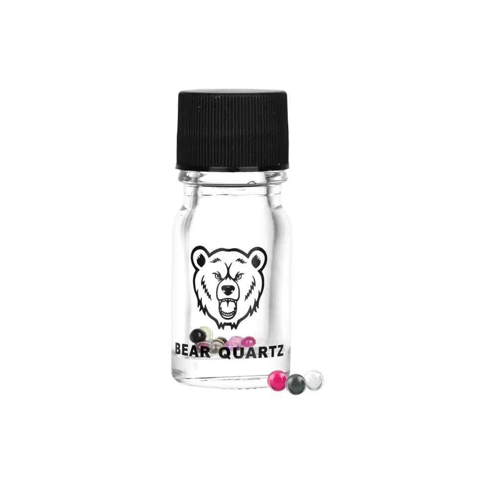 Bear Quartz 3mm Terp Pearls in Iso Jar 12-count