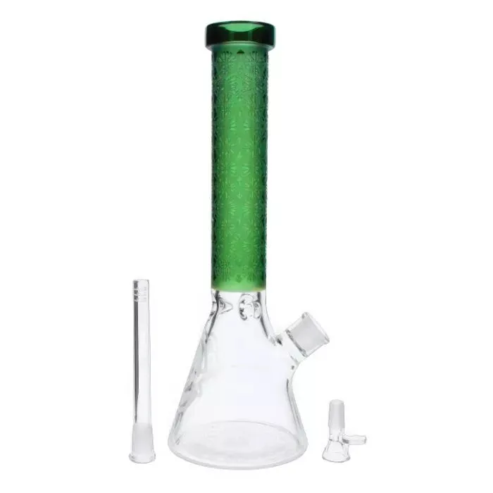 Cloud Cali Inc Cali Cloud X 14-inch Patterned Printed with Colored Tube Beaker