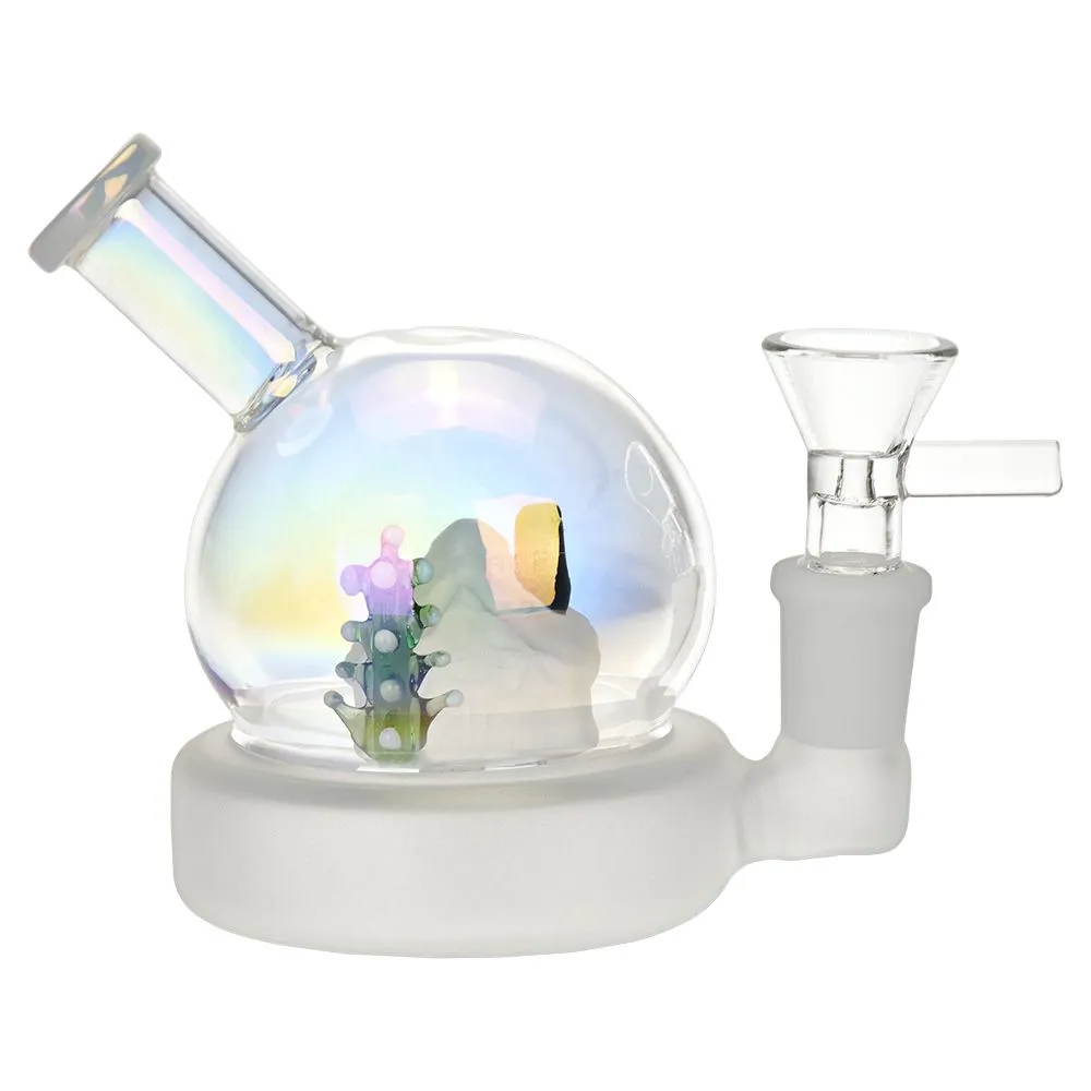 Christmas House Globe Glass Bong - 3.75" / 14mm F