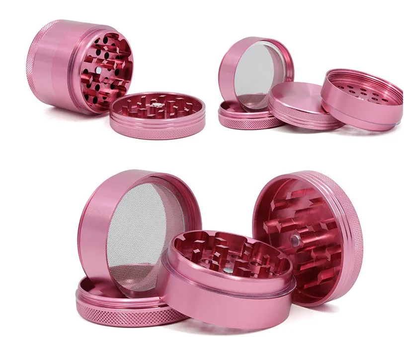 Cloud 8 Chromium Alloy Grinder | 4-Piece | 2.5 Inch | Gun Metal