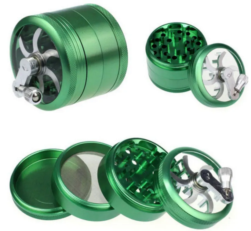 Cloud 8 Hand Crank 4-Piece Grinder