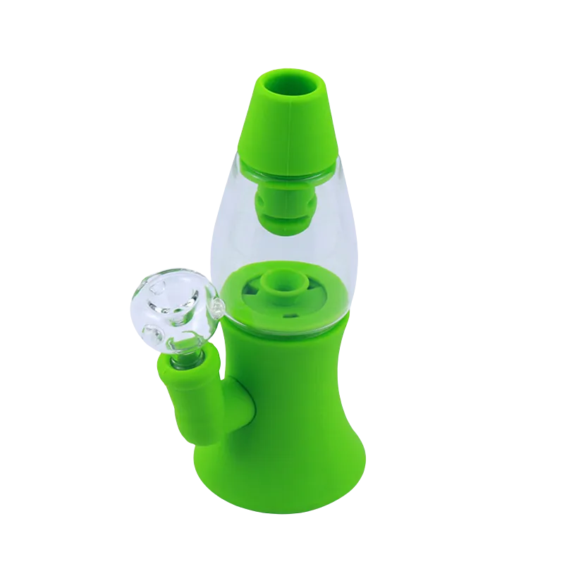 Cloud 8 Lava Lamp Silicone & Glass Mini Bong