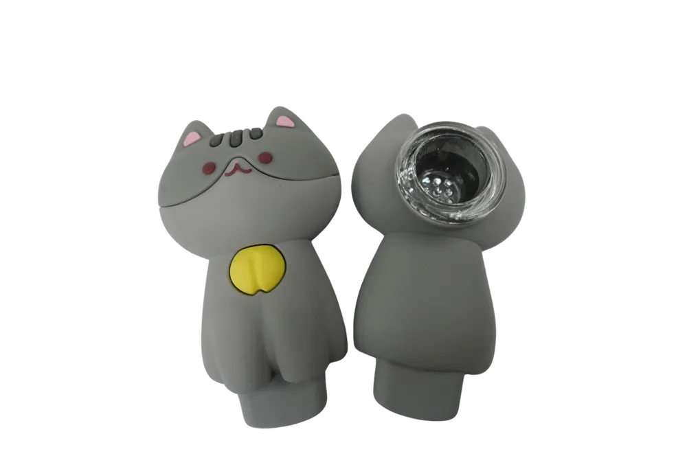 Cloud 8 Silicone Cat Hand Pipe