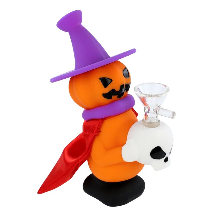 Cloud 8 Silicone Jack O'Lantern Witch Mini Bong