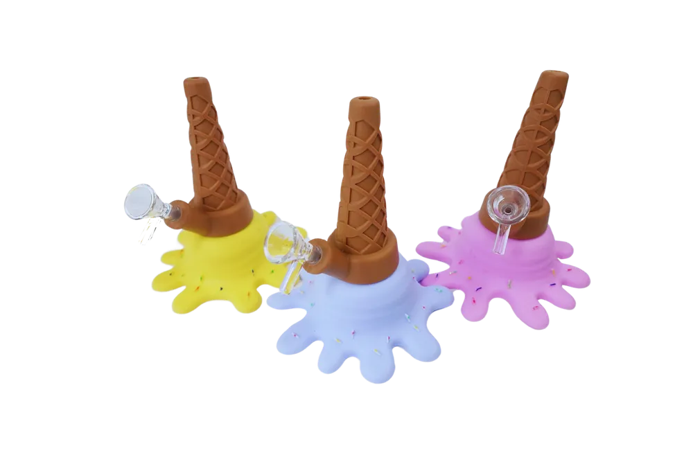 Cloud 8 Silicone Splat Ice Cream Mini Bubbler