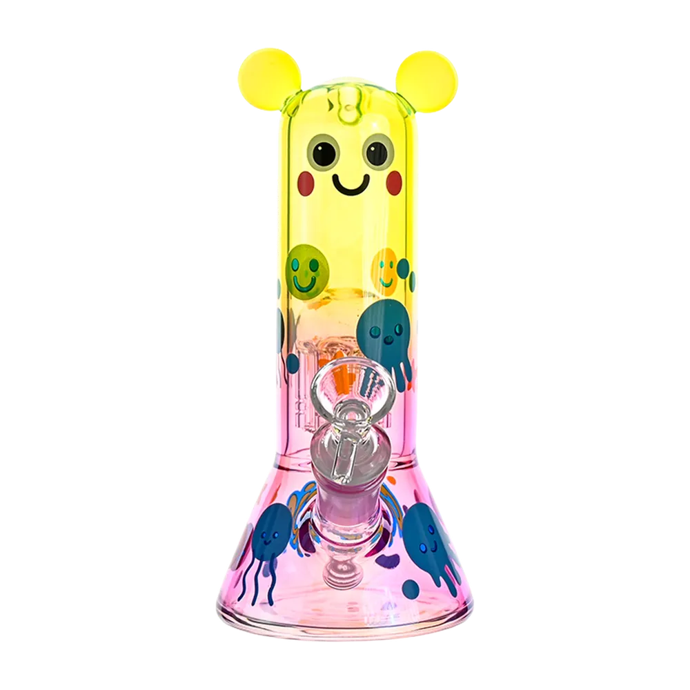 Croia Glass Cute Character Beaker Bong with Jellyfish Design | Croia Glass