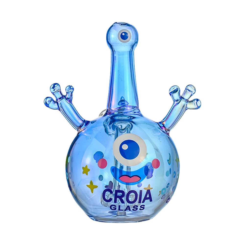 Croia Glass Cyclops Monster Mini Dab Rig with Showerhead Perc | Croia Glass