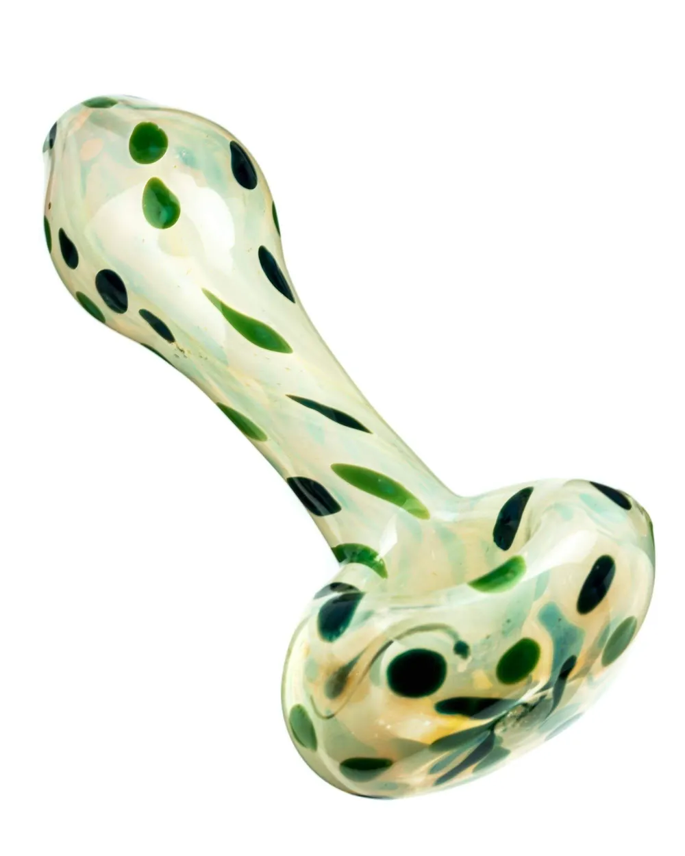 DankStop Milky Spotted Spoon Pipe