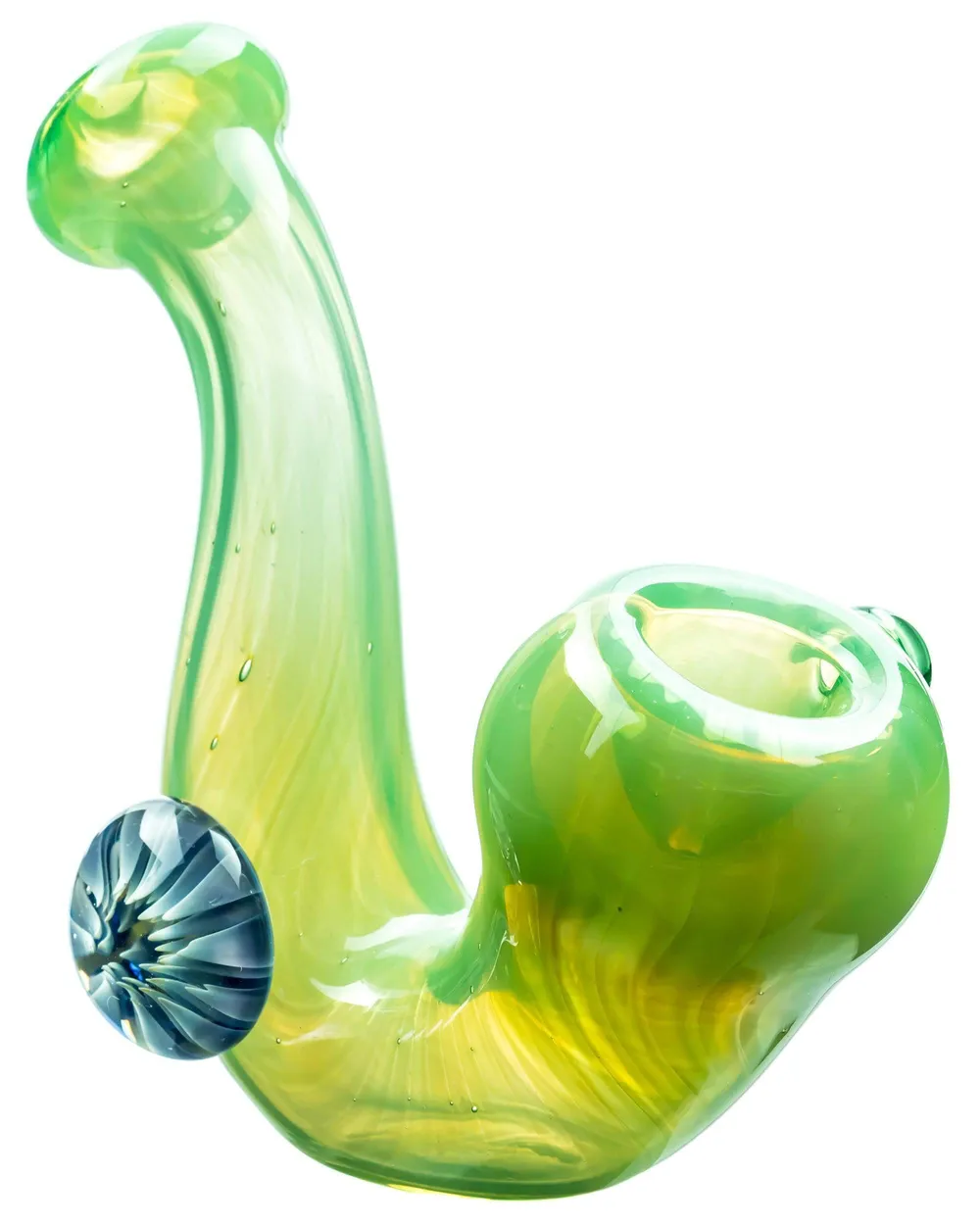 DankStop Mushroom Milli Thick Glass Sherlock Pipe