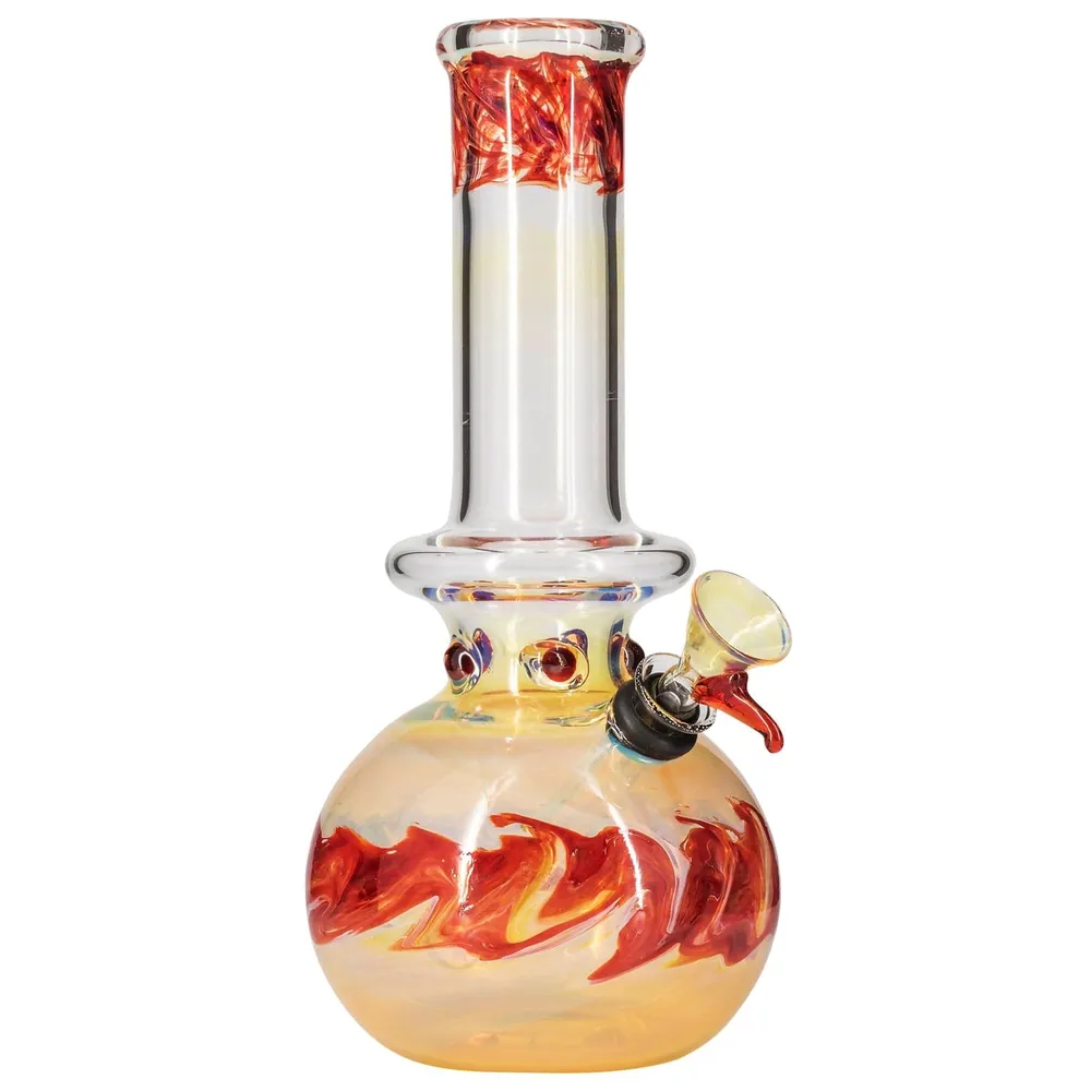 DankStop Raked Fumed Bubble Beaker Bong