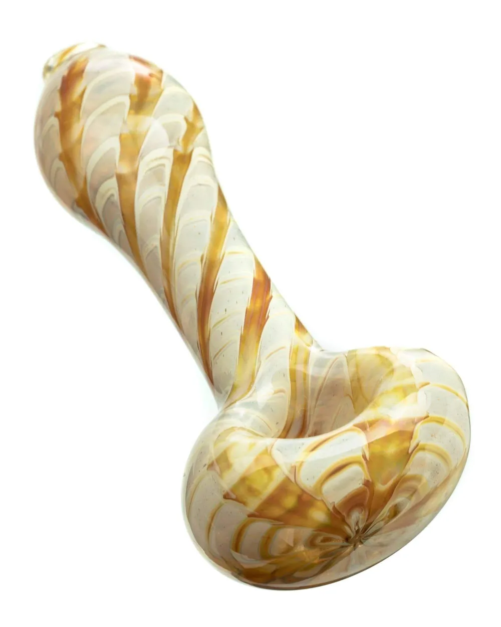 DankStop Raked Silver Fumed Spoon Pipe