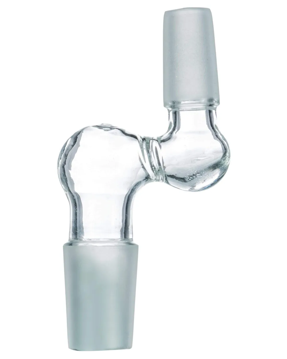 DankStop Step Up 90° Male to Male Adapter