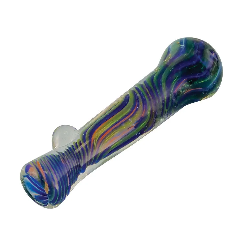 Deep Space Life Fumed Glass Chillum - 4"