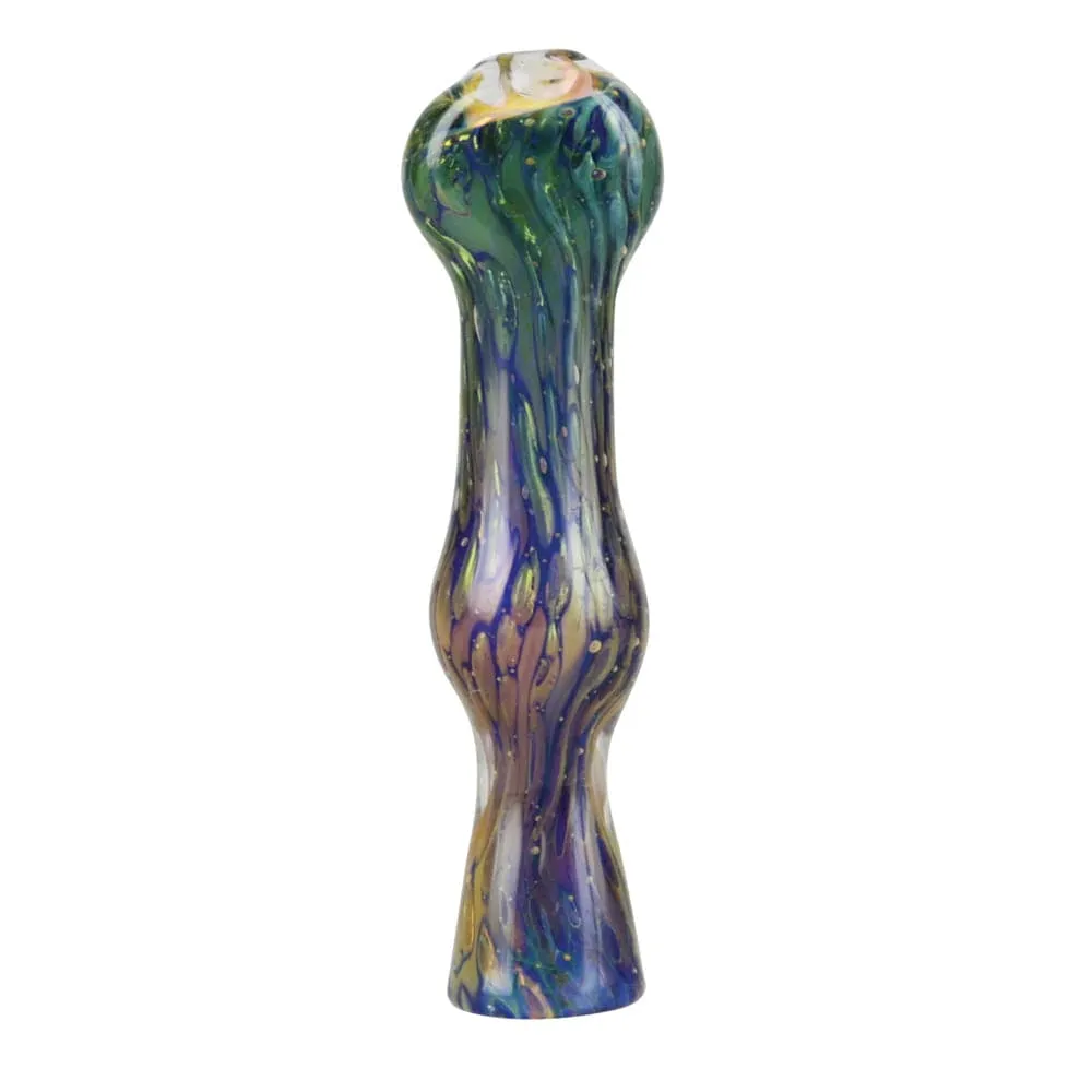 Double Glass Fumed Chillum - 3.75"