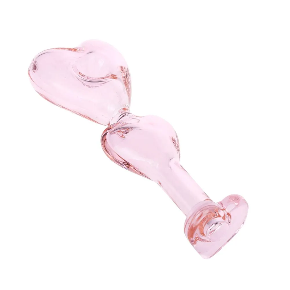 Pulsar Double Love Glass Hand Pipe - 5.5"