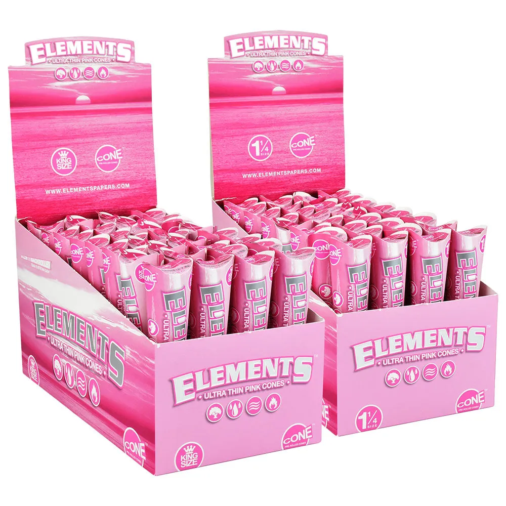 Elements Ultra Thin Pink Cones