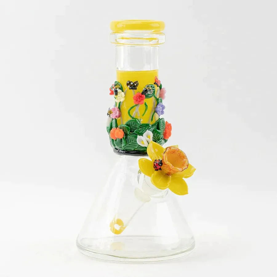 Empire Glassworks Sunshine Garden Beaker Bong