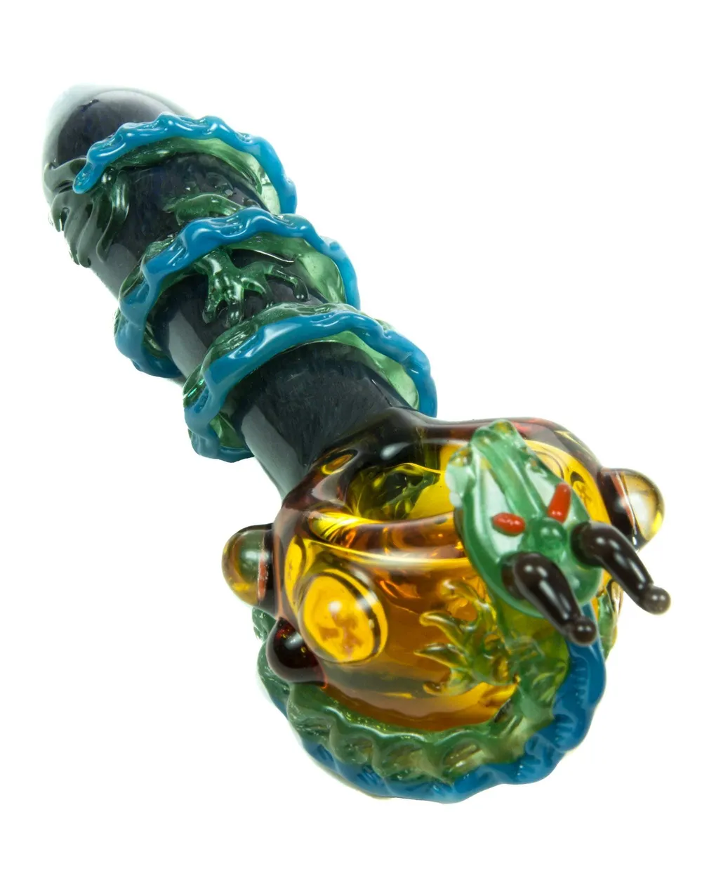 Empire Glassworks Dragon Sphere Spoon Pipe