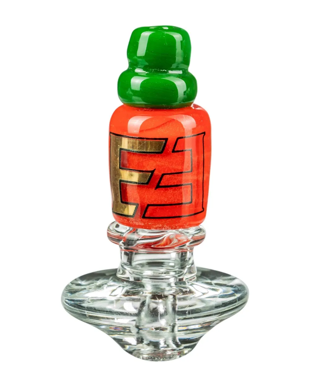Empire Glassworks Sriracha Bottle Puffco Carb Cap