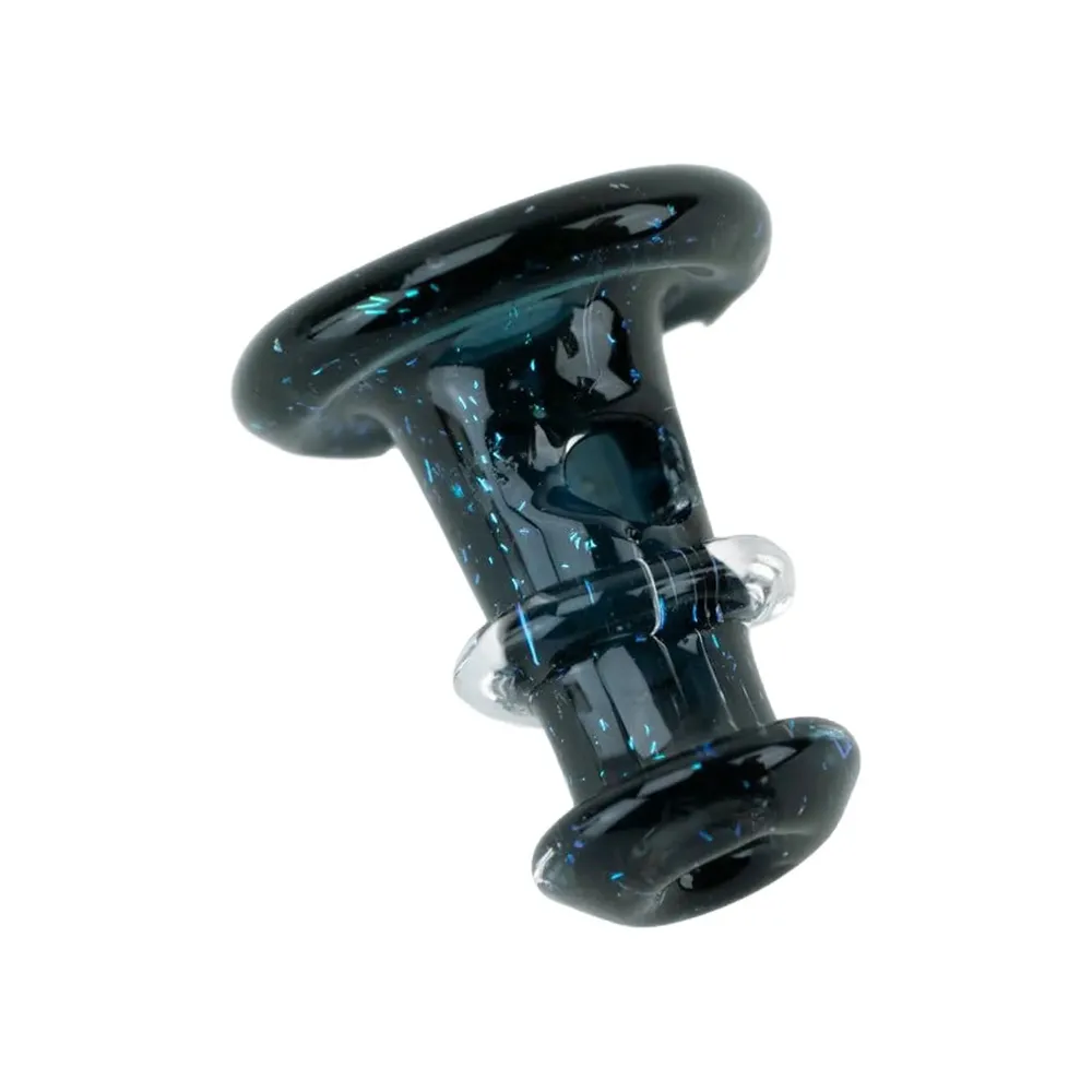 Empire Glassworks PuffCo 'New Peak' & Proxy Glass Joystick Cap - Nebula Black