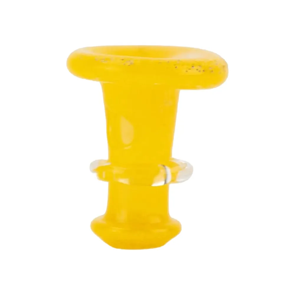 Empire Glassworks PuffCo 'New Peak' & Proxy Glass Joystick Cap - Sunshine Yellow