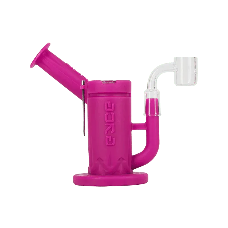 DankStop Eyce - Sidecar Silicone Rig - Magenta