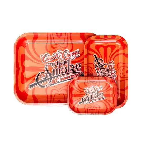 Cheech and Chong Up In Smoke Up In Smoke 40th Anniversary Red Tray