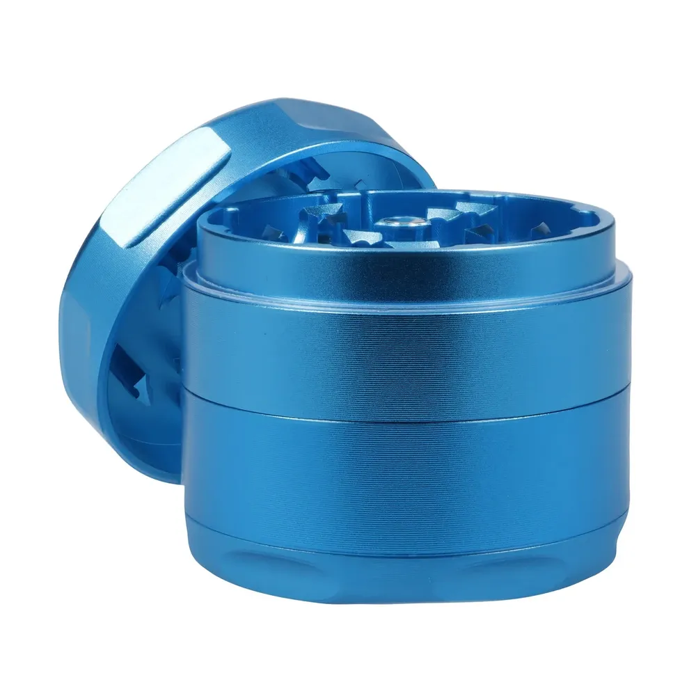 Famous Design-Aquarius Aluminum 3 Stage Grinder-Aqua