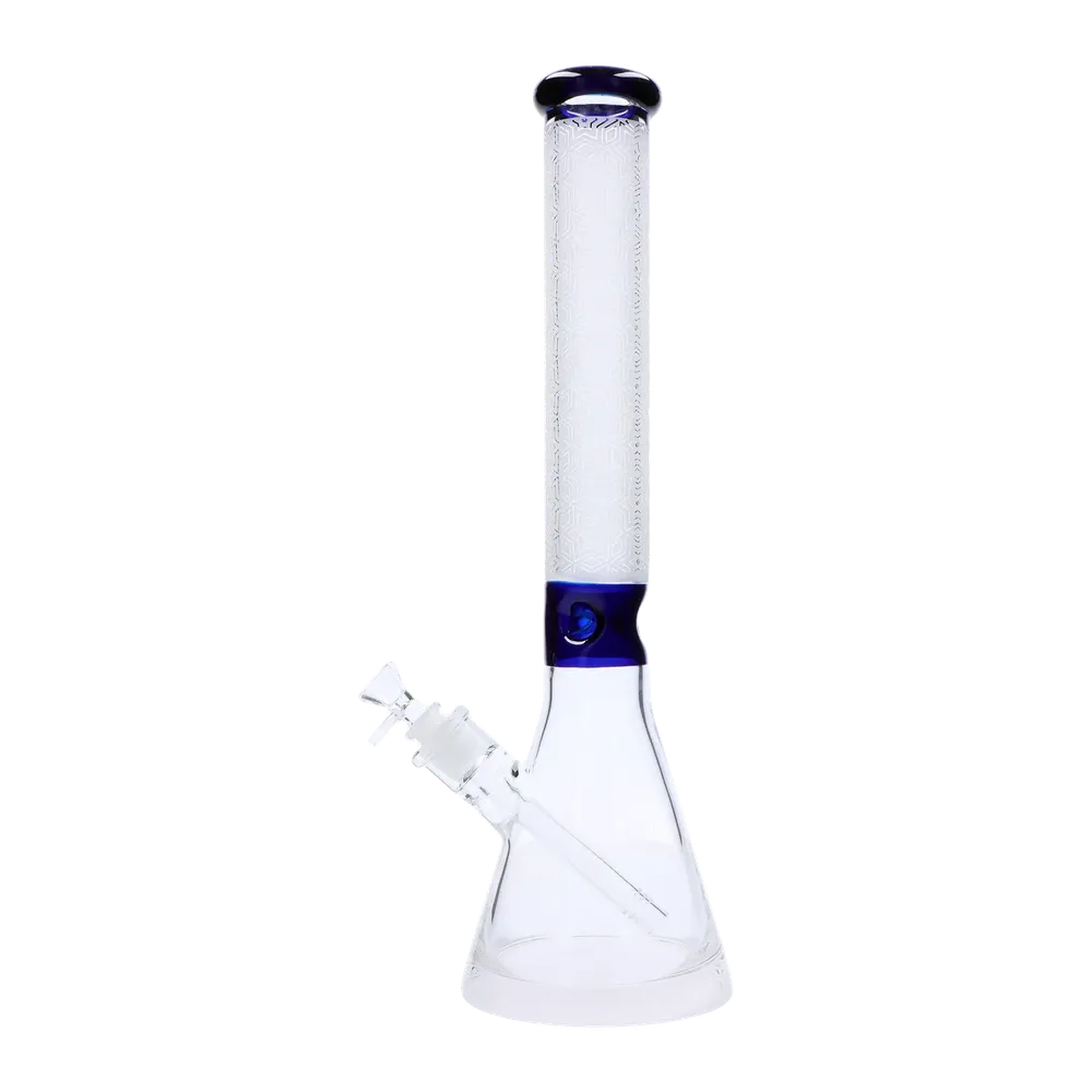 DankStop Frosted Engraved Bong - 17 in.