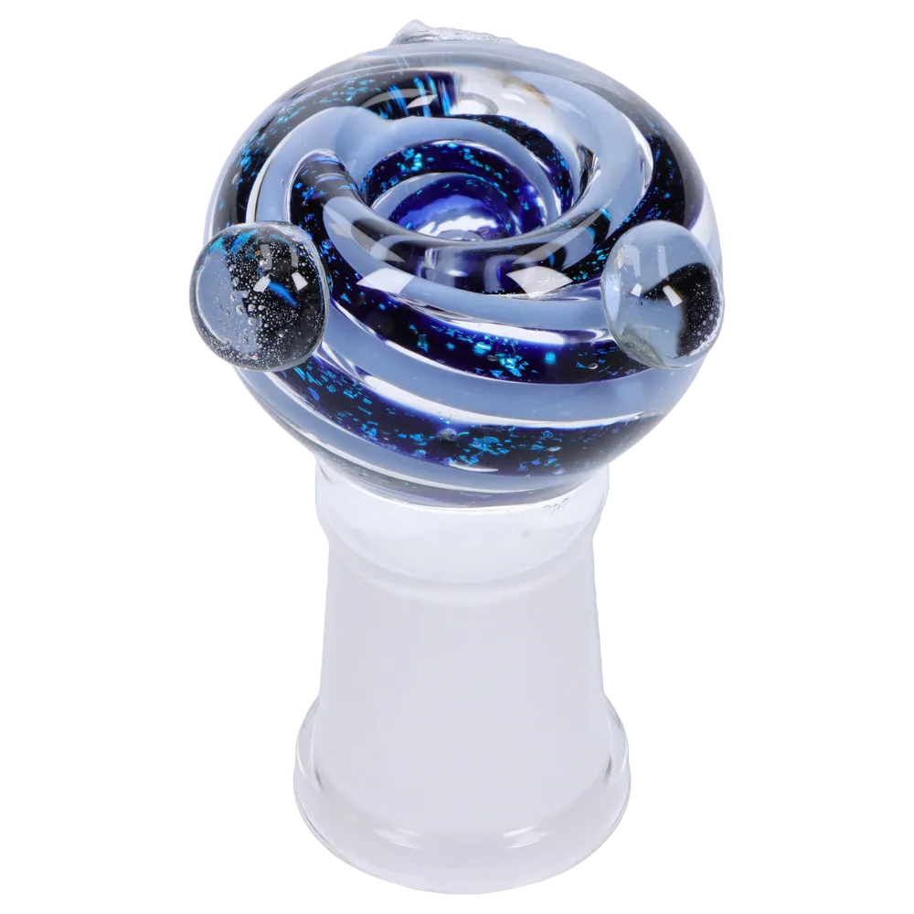 Fumed Dichro and Solid Color Cane Bowl Female 18mm