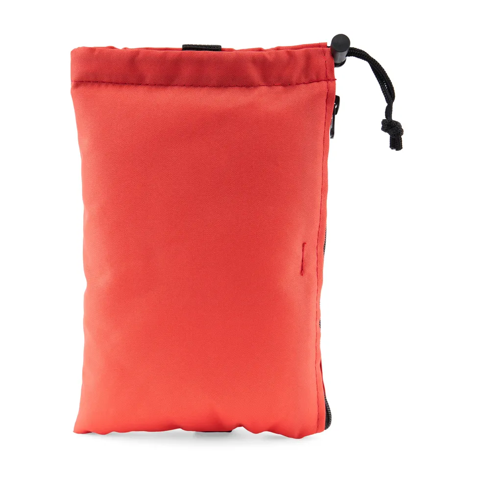 Glass Pillow 11" Storage Pouch with Zipper and Drawstring