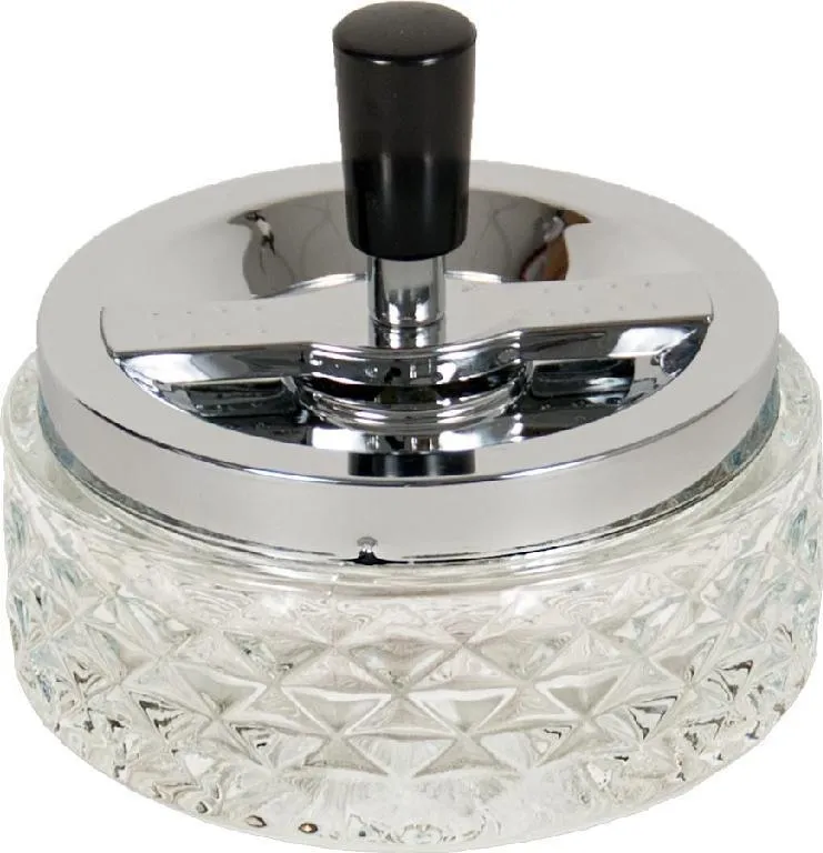 DankStop Glass Spinning Ashtray